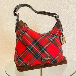 Dooney & Bourke Large Erica Bag Red Tartan